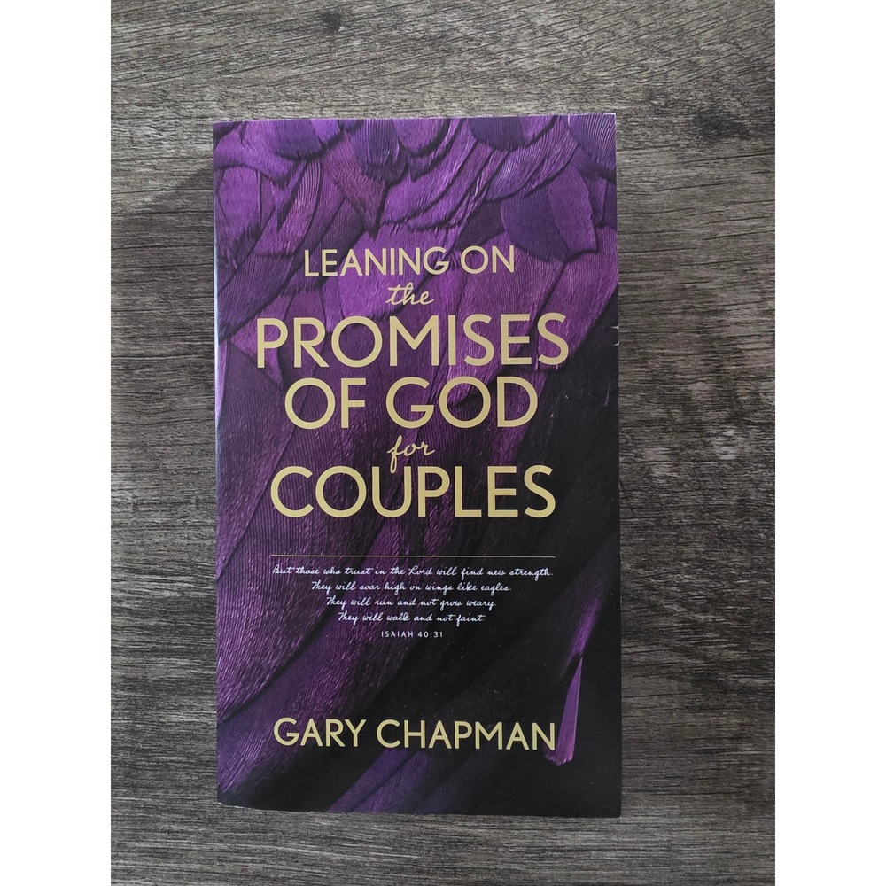 Leaning on the Promises of God for Couples Gary Chapman Christian Paperback Book